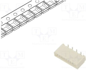 F52L1A7A111008B200, Разъем: FFC/FPC; Покрытие: луженые; SMT; PIN: 8; Версия: Non-ZIF; 1мм