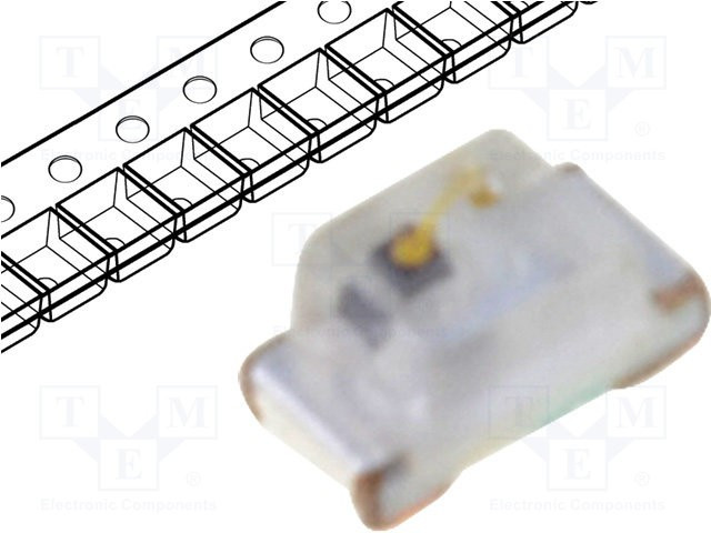 OSY50402C1C, LED; SMD; 0402; yellow; 15?20mcd; 1x0.5x0.4mm; 120°; 1.7?2.3V; 5mA OSY50402C1C, LED; SMD; 0402; yellow; 15?20mcd; 1x0.5x0.4mm; 120°; 1.7?2.3V; 5mA