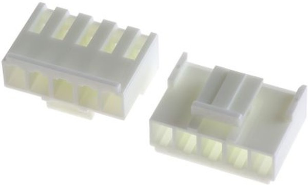 VHR-5N, Вилка, провод-плата, "мама", VH, 3,96мм, PIN: 5, без контактов, 250В