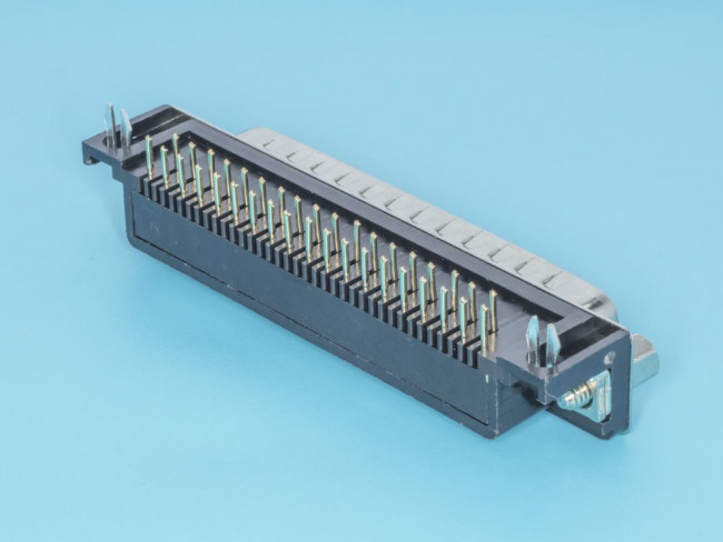 DRB-37MA, вилка D-SUB 37 pin на плату угловая 7.2мм (107-37PCKKB)