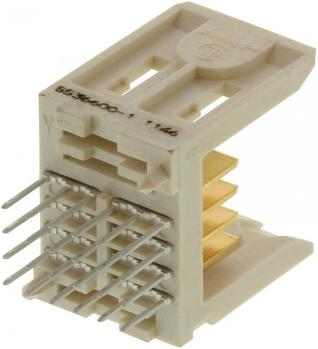 5536600-1, Z-PACK 2mm Pitch Futurebus+ Backplane Connector, Male, Straight, 4 Row, 8 Way