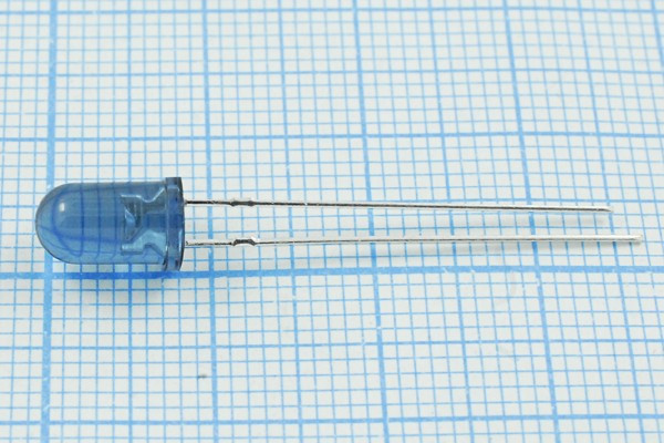 Светодиод ифракрасный 5x9мм, мощность 80мВт, угол 20, синий прозрачный; Q-14641B СД-ИК 5 x 9\\ 80мВт\ 20\син пр\SIR-522F4BDD\