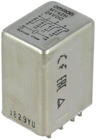 MY4ZH-24DC, Реле: электромагнитное, 4PDT, Uобмотки: 24ВDC, 3A/110ВAC, 3A/24ВDC