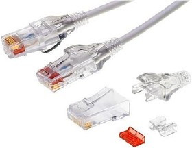 SS-39100-049, Modular Connectors / Ethernet Connectors CAT6A NONSHIELDED SMALL OD PLUG