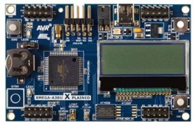ATXMEGAA3BU-XPLD, ATxmega256A3BU Microcontroller Development Board 16KB RAM 4KB/256KB EEPROM/Flash L