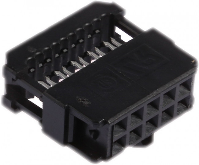 1658621-1, Разъем IDC типа провод-плата, 2.54 мм, 10 контакт(-ов), Гнездо, Серия AMP-LATCH Novo, IDC / IDT 1658621-1, Разъем IDC типа провод-плата, 2.54 мм, 10 контакт(-ов), Гнездо, Серия AMP-LATCH Novo, IDC / IDT