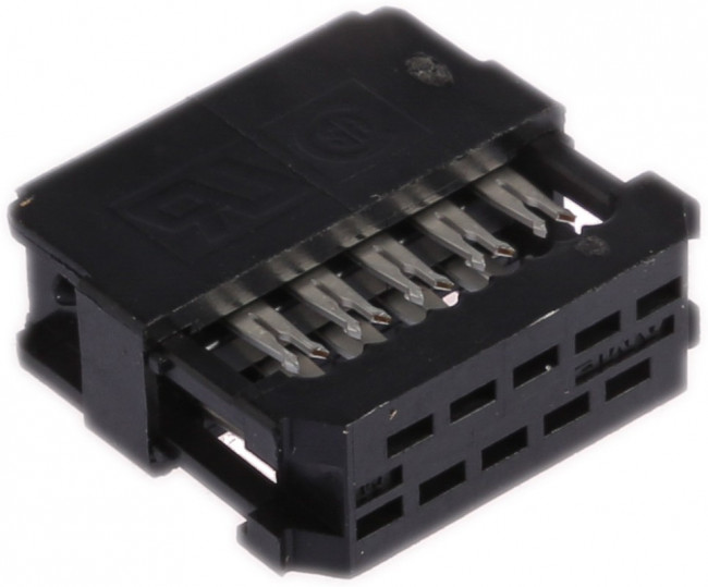 1658621-1, Разъем IDC типа провод-плата, 2.54 мм, 10 контакт(-ов), Гнездо, Серия AMP-LATCH Novo, IDC / IDT 1658621-1, Разъем IDC типа провод-плата, 2.54 мм, 10 контакт(-ов), Гнездо, Серия AMP-LATCH Novo, IDC / IDT