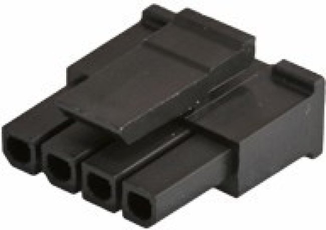 43645-0408, Male Crimp Connector Housing, 3mm Pitch, 4 Way, 1 Row