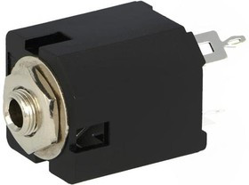 ACJM-MV35-2, Гнездо, Jack 3,5мм, "мама", mono, прямой, на панель, THT
