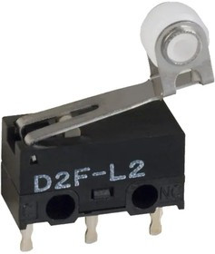 D2F-L2, Basic / Snap Action Switches SP ROLLER LEVR UNSLD