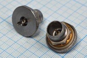 Разъем высокочастотный СРГ50-731ФВ вилка герметичная, монтаж на блок, М12, СРГ50-731ФВ Разъем высокочастотный СРГ50-731ФВ вилка герметичная, монтаж на блок, М12, СРГ50-731ФВ