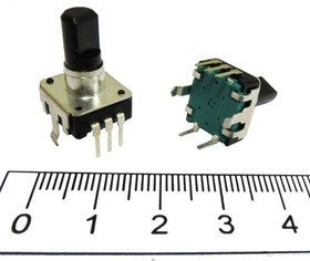 Датчик угла 24 позиций, ПКн, 18мм/F6x20, 5P, EN160, энкодер