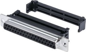 37 Way Cable Mount D-sub Connector Socket, 2.77mm Pitch 37 Way Cable Mount D-sub Connector Socket, 2.77mm Pitch