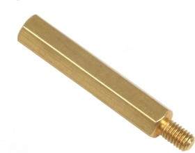 PCHSN-25, Стойка для печатных плат, шестигр., латунь, М3, 25мм