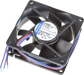 8412NGMLV, 8400 N Series Axial Fan, 12 V dc, DC Operation, 45m³/h, 1.5W, 125mA Max, 80 x 80 x 25mm
