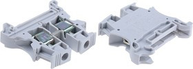 0 371 63, 371 Series Grey DIN Rail Terminal Block, 10mm², Single-Level, Screw Termination