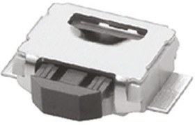 B3U-3100P, Button Tactile Switch, SPST 50 mA @ 12 V dc 0.7mm Through Hole