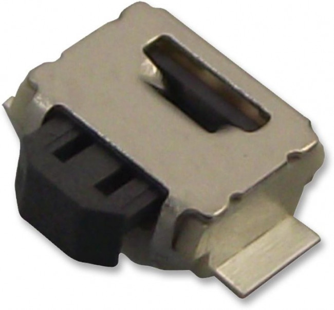 B3U-3100P, Button Tactile Switch, SPST 50 mA @ 12 V dc 0.7mm Through Hole