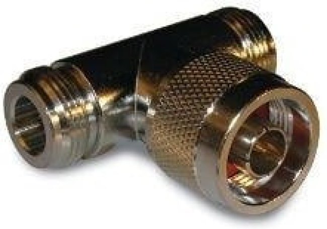 172125, RF Adapters - Tee N JACK PLUG JACK TEE ADAPTER