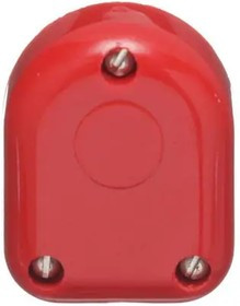 229, Phone Connectors 2C 1/4" MONO PLUG RED HNDL SOLDER CONT