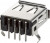 292303-4, USB Connectors USB A R/A RCPT T/H