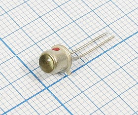 Светодиод 4,8x 4,8, красный, 0,13 мкд, цвет линзы: прозрачный, АЛ102АМ