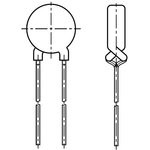 B59970C0080A070, Thermistor 9.4I, 9 x 3.5 x 12.5mm
