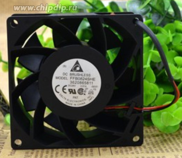 Вентилятор Delta Electronics FFB0824SHE DC24v 0.51A 80x38