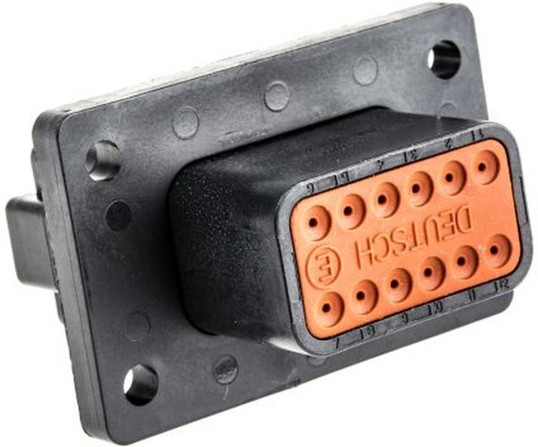 DT0412PA-CL06, Корпус Автомобильного Разъема, тонкие стенки, черный, Серия DT, Гнездо, 12 вывод(-ов) DT0412PA-CL06, Корпус Автомобильного Разъема, тонкие стенки, черный, Серия DT, Гнездо, 12 вывод(-ов)