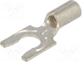 KEYS8258, Наконечник: вилка, M4, обжим, на провод, неизолированный, медь