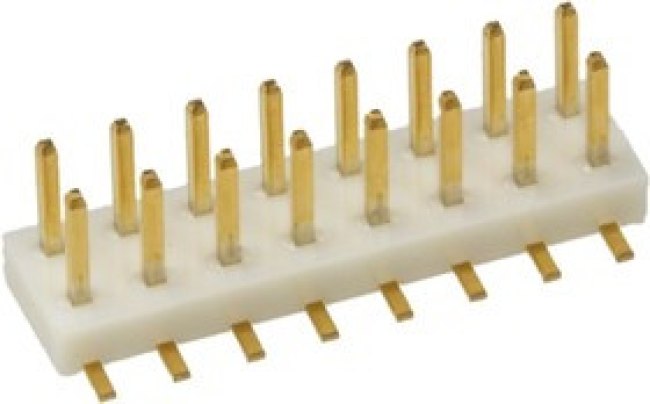 A3-16PA-2SV(71), A3 Series Straight Surface Mount Pin Header, 16 Contact(s), 2.0mm Pitch, 2 Row(s), Unshrouded A3-16PA-2SV(71), A3 Series Straight Surface Mount Pin Header, 16 Contact(s), 2.0mm Pitch, 2 Row(s), Unshrouded