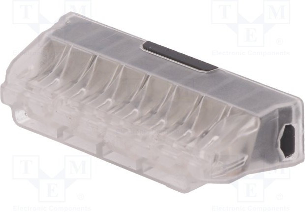 SDK8, Клеммник монтажный, самозажимная клемма, 0,5-2,5мм2, 450В, 24А