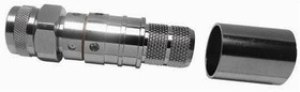 EZ-500-TM-X, RF Connectors / Coaxial Connectors TNC-male (plug) crimp connector, non-solder pin, no braid trim EZ-500-TM-X, RF Connectors / Coaxial Connectors TNC-male (plug) crimp connector, non-solder pin, no braid trim