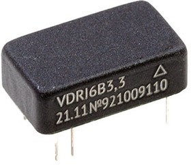 VDRI6B3,3, DC-DC преобразователь 6Вт вход 24В выход 3.3В DIP 16 24x13.8x8мм