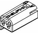 12047662-B, Conn Housing RCP 2 POS Crimp ST Cable Mount Black