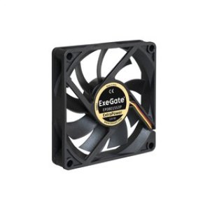 Вентилятор ExeGate ExtraPower EP08015S3P, 80x80x15 мм, Sleeve bearing (подшипник скольжения), 3pin, Вентилятор ExeGate ExtraPower EP08015S3P, 80x80x15 мм, Sleeve bearing (подшипник скольжения), 3pin,