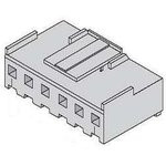 1-1123722-6 (VHR-6N), Корпус разъема розетка 6 pin шаг 3.96мм без контактов