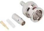 112556, RF Connectors / Coaxial Connectors BNC MINI MAX 500 PLUG 75 OHM