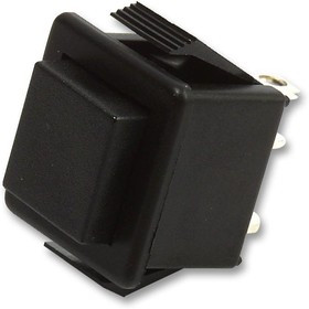 1415NC BLACK, Кнопочный переключатель, Серия 1400N, SPDT, Momentary, Квадратный, Черный 1415NC BLACK, Кнопочный переключатель, Серия 1400N, SPDT, Momentary, Квадратный, Черный