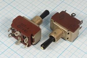 Переключатель рычажный, А, ON-OFF-(ON), d12,2, с подсветкой черный, 6C, П2Т-4; №312 ПРыч\ \ А\ON-OFF-(ON) \d12,2\Ilчер\ 6C\П2Т-4\