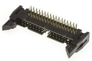 T816134A1R101CEU, T816 Series Right Angle Through Hole PCB Header, 34 Contact(s), 2.54mm Pitch, 2 Row(s), Shrouded T816134A1R101CEU, T816 Series Right Angle Through Hole PCB Header, 34 Contact(s), 2.54mm Pitch, 2 Row(s), Shrouded
