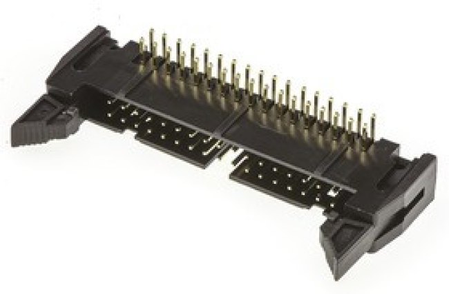 T816134A1R101CEU, T816 Series Right Angle Through Hole PCB Header, 34 Contact(s), 2.54mm Pitch, 2 Row(s), Shrouded T816134A1R101CEU, T816 Series Right Angle Through Hole PCB Header, 34 Contact(s), 2.54mm Pitch, 2 Row(s), Shrouded