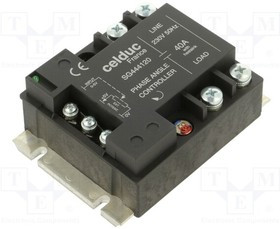 SG444120, Реле: полупроводниковое; Uупр: 0-5ВDC; 40А; 115-265ВAC; -40-85°C