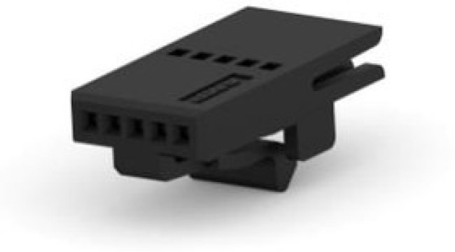 487545-2, Conn Housing RCP 5 POS 1.27mm Crimp ST Cable Mount Black Carton 487545-2, Conn Housing RCP 5 POS 1.27mm Crimp ST Cable Mount Black Carton