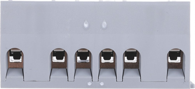 2703198, UK Series G 5/ 6-EX Non-Fused Terminal Block, 6-Way, 30A, 24 12 AWG Wire, Screw Down