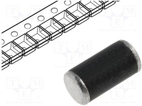 SMS540-3G, Диод: выпрямительный Шоттки, SMD, 40В, 5А, DO213AB, бобина, лента