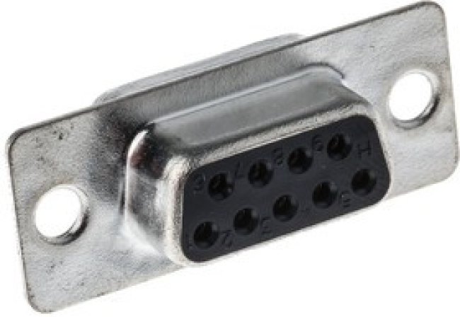 MHDM9SS, MHDM 9 Way Cable Mount D-sub Connector Socket, 2.77mm Pitch
