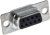 MHDM9SS, MHDM 9 Way Cable Mount D-sub Connector Socket, 2.77mm Pitch