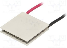 PM-20X20-17.6, Модуль: элемент Пельтье, 3,75В, 8,5А, 20x20x3,5мм, 17,6Вт, 16AWG