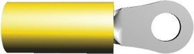 324918, TERMINAL, RING TONGUE, #10, CRIMP YELLOW 324918, TERMINAL, RING TONGUE, #10, CRIMP YELLOW